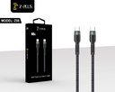 Z58 Z.PLUS 60W كابل طررفين تايب سي قماش فعلي