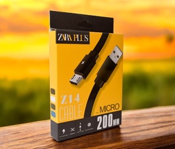 [ZP18] Z14 كابل باور بانك قماش ميتال مايكرو