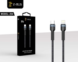 [ZP54] Z54 Z.PLUS 27W كابل تايب سي ايفون حراري فعلي